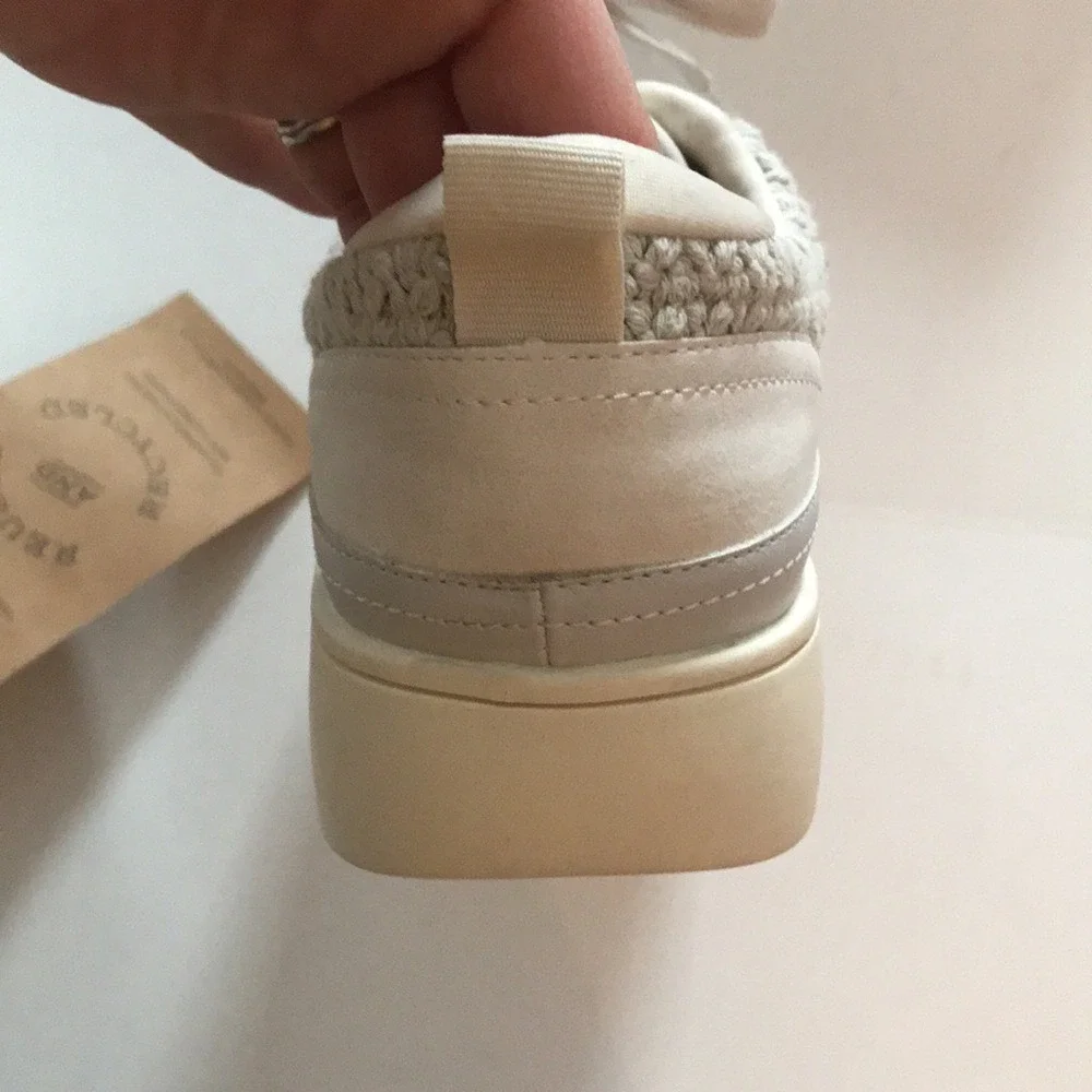 Frye‎ and Co Women's 10 Taylor Sneaker Winter White Platform FO10142